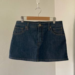 Dolce & Gabbana D&G denim jean skirt 27 28 2000s